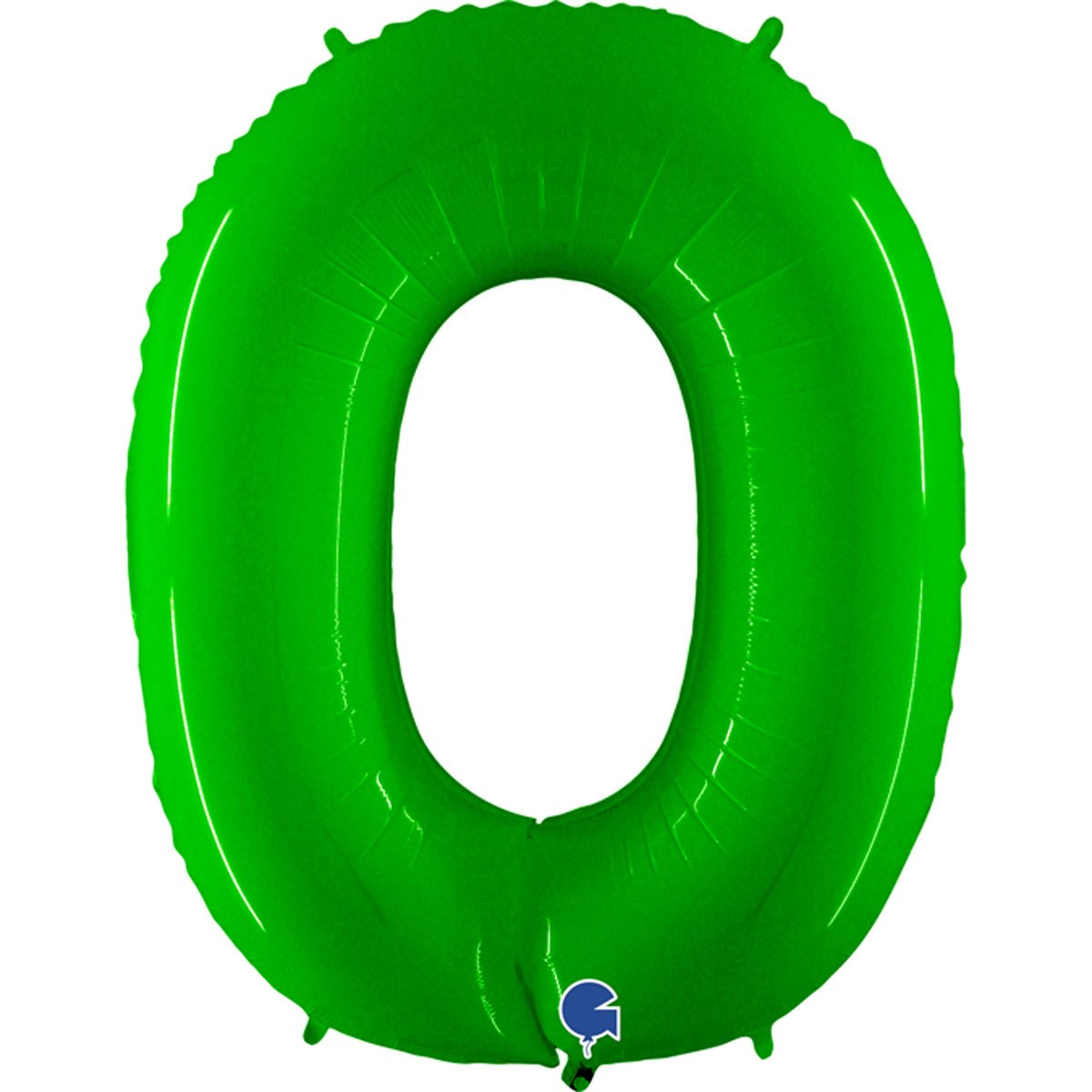 Grabo Foil Balloon Hot Lime Fluo 40" Number 0