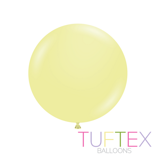 Tuftex Standard Lemonade 24" Latex Balloons 3pk