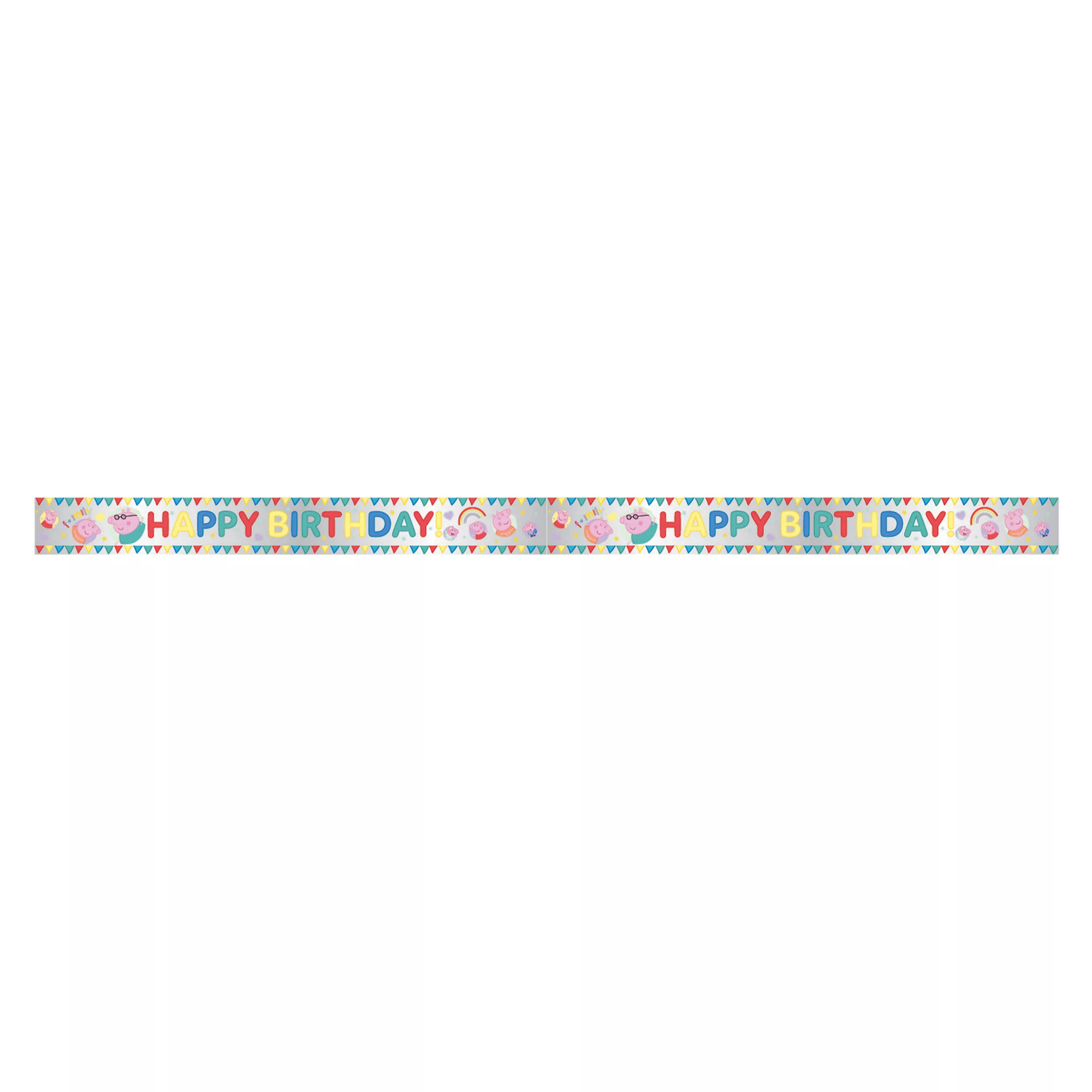 Unique Peppa Pig Foil Banner 6ft