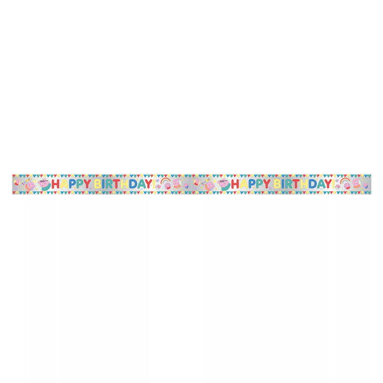 Unique Peppa Pig Foil Banner 6ft
