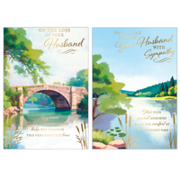 Poppyhill C50 Sympathy Loss Of Husband 12pk
