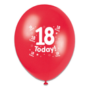 Tiger Feet Age 18 Birthday 10" Balloons 6x8pk