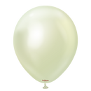 Kalisan Mirror Green Gold 18" Latex Balloons 25pk