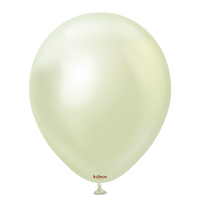 Kalisan Mirror Green Gold 18" Latex Balloons 25pk
