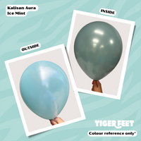 Kalisan 2 Pack Latex Balloons Aura Ice Mint 24