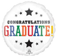 Anagram Foil Balloon Congrats Graduate Brights 28