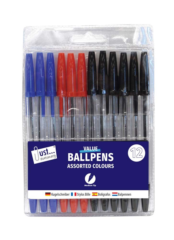 Tallon 12 Pack Ballpoint Pen Assorted