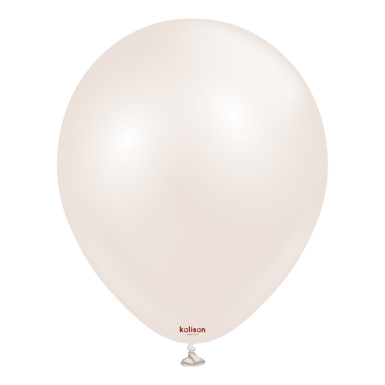 Kalisan 50 Pack Latex Balloons Aura Beige Cream 5