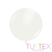 Tuftex Standard White 24" Latex Balloons 3pk