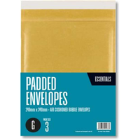 3pk Padded Envelopes Size G Large 240x335mm