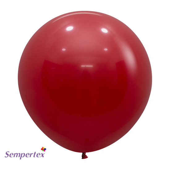 Sempertex Fashion Imperial Red 24" Latex 3pk