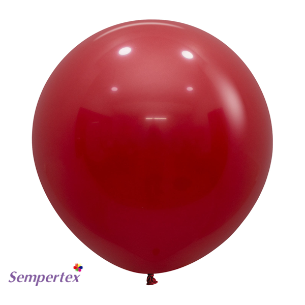 Sempertex Fashion Imperial Red 24" Latex 3pk
