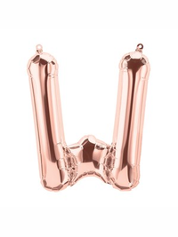 Northstar Foil Balloon Rose Gold 16" Letter W