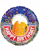 APAC Foil Balloon Happy Birthday Beer Time 18