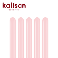 Kalisan Macaron Pink 260 Modelling Balloon 100pk