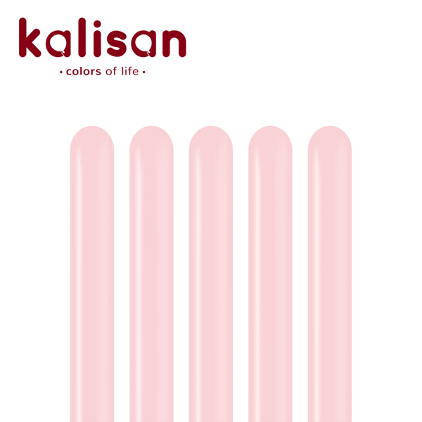 Kalisan Macaron Pink 260 Modelling Balloon 100pk