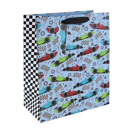 Racecar Large Gift Bag 6pk