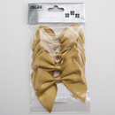 Italian Options 6 Pack Ribbon Bows Gold 10cm