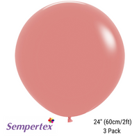 Sempertex Fashion Tropical Coral 24" Latex 3pk