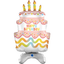 Standups Birthday Cake 38" Foil Balloon