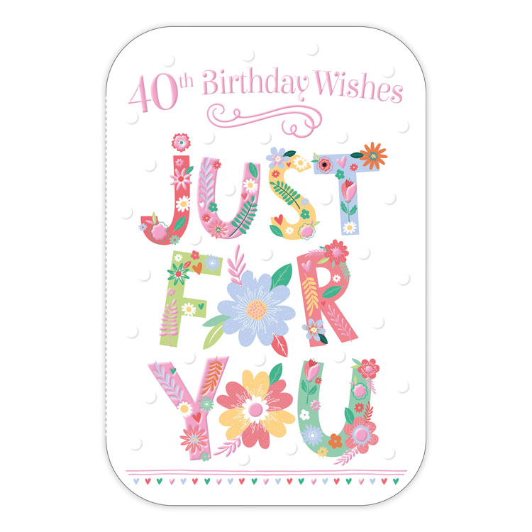 Prelude C75 Birthday Age 40 6pk
