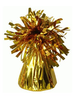 Oaktree Tassel Balloon Weight Gold 6oz