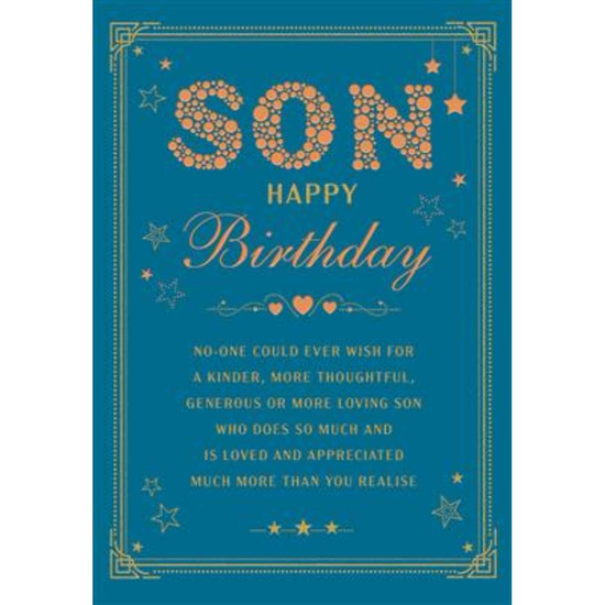 Regal 6 Pack Cards C75 Everyday Birthday Son