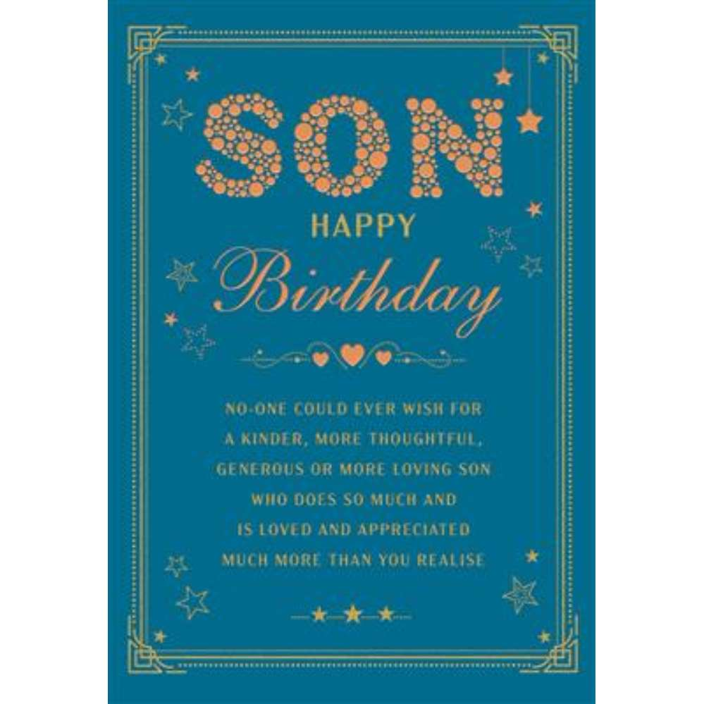 Regal 6 Pack Cards C75 Everyday Birthday Son