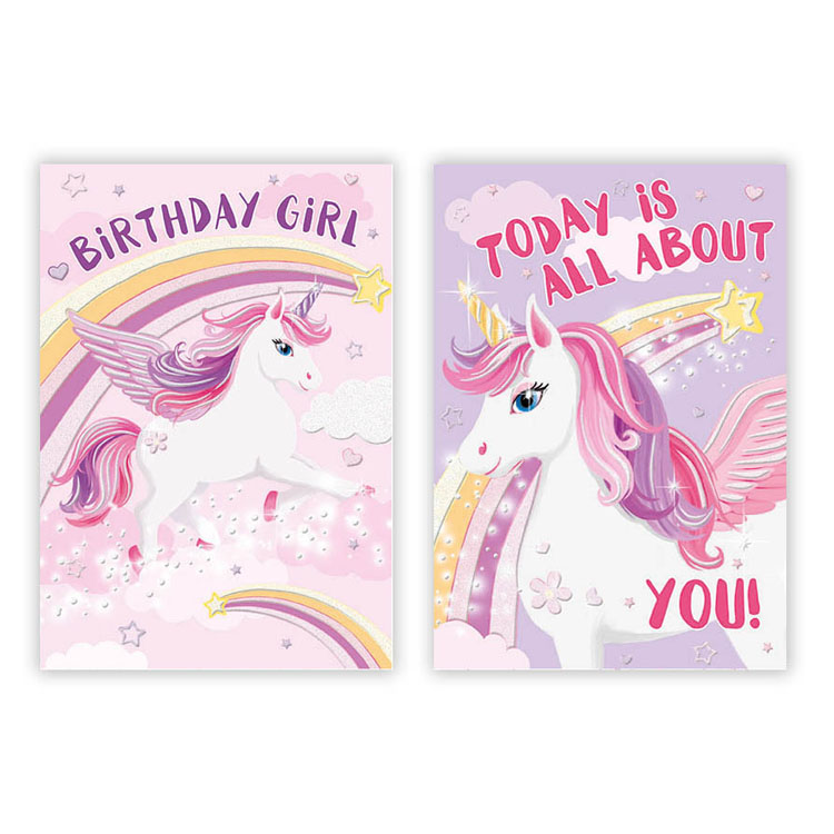 Poppyhill 12 Pack Cards C50 Kids Birthday Open