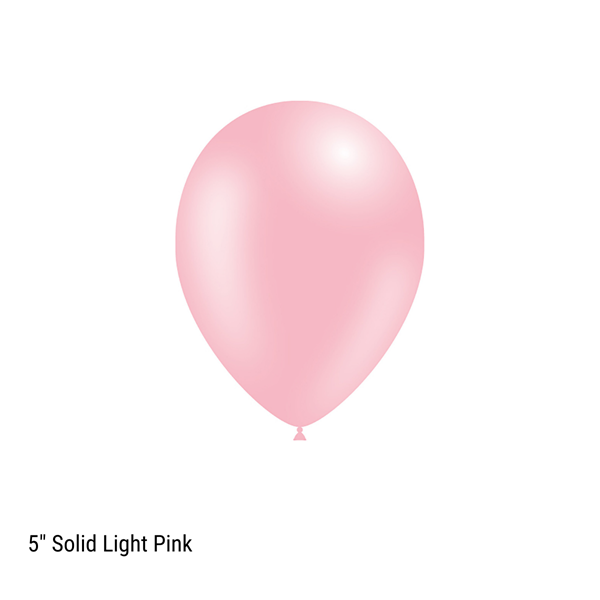 Decotex Fashion Light Pink 5" Latex Balloons 100pk