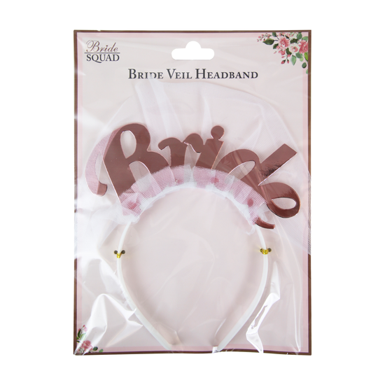 Headband Fabric Bride Pink