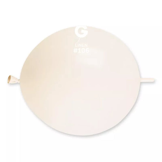 Gemar 50 Pack Latex Balloons Glink Linen 13"