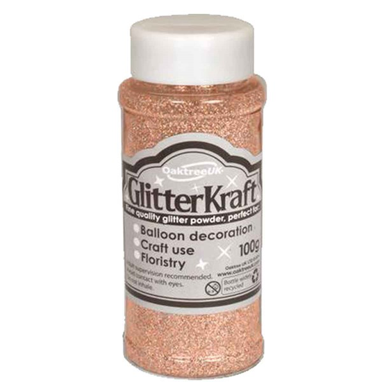 Rose Gold Fine Kraft Glitter 100g