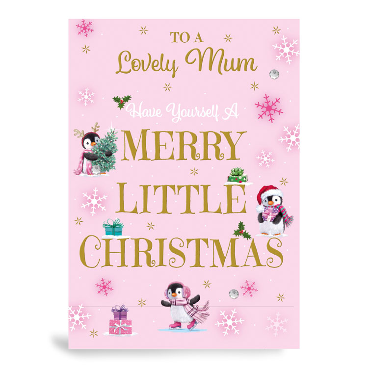 Prelude 6 Pack Cards C90 Christmas Mum Cute