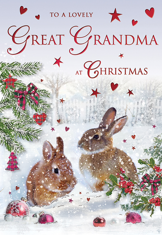 Regal 6 Pack C75 Cards Christmas Great-Grandma