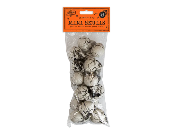Gem Imports 18 Pack Decoration Mini Skulls