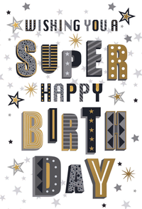 Simon Elvin 6 Pack Cards C50 Everyday Birthday