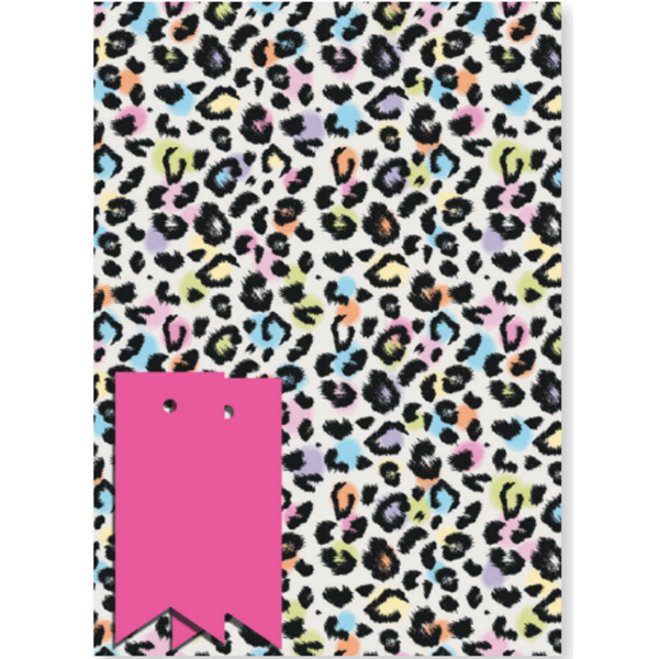 Wrap & Tags Leopard Print 2pk