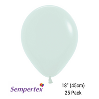 Sempertex Pastel Green 18" Latex Balloons 25pk