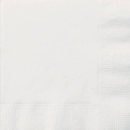 Unique 50 Pack Luncheon Napkins Bright White