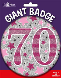 Big Badge Age 70 Female