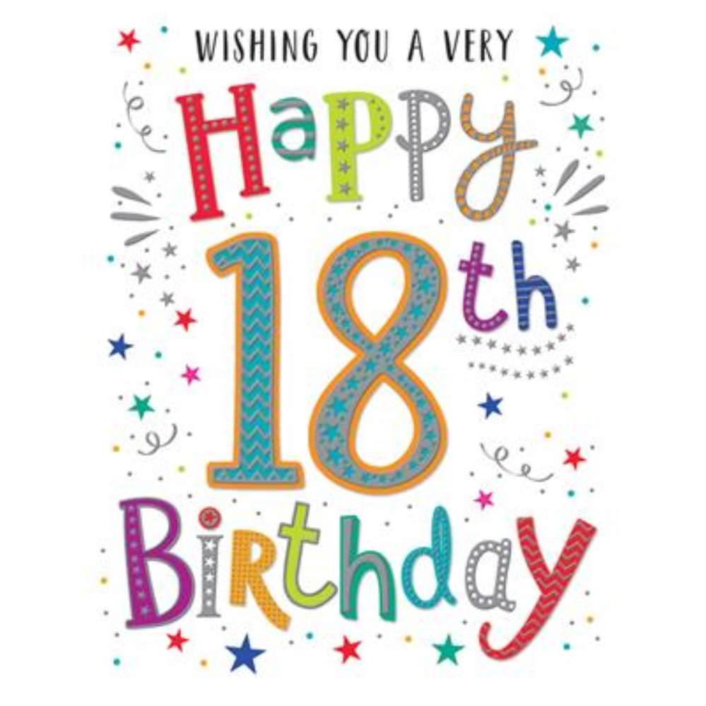 Regal 6 Pack Cards C50 Everyday Birthday Age 18