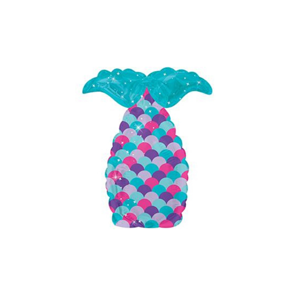 CTI Foil Balloon Colourful Mermaid Tail 9"