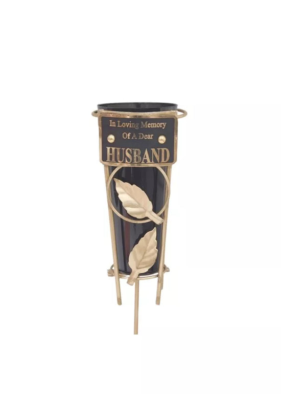 David Fischoff Grave Vase Husband 36cm