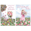Poppyhill 12 Pack Cards C50 Birthday Goddaughter