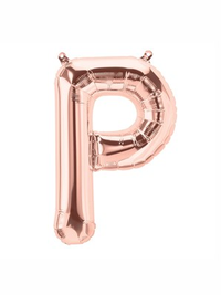Northstar Foil Balloon Rose Gold 16" Letter P