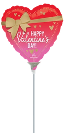 Anagram Valentine Bows 9" Foil Balloon