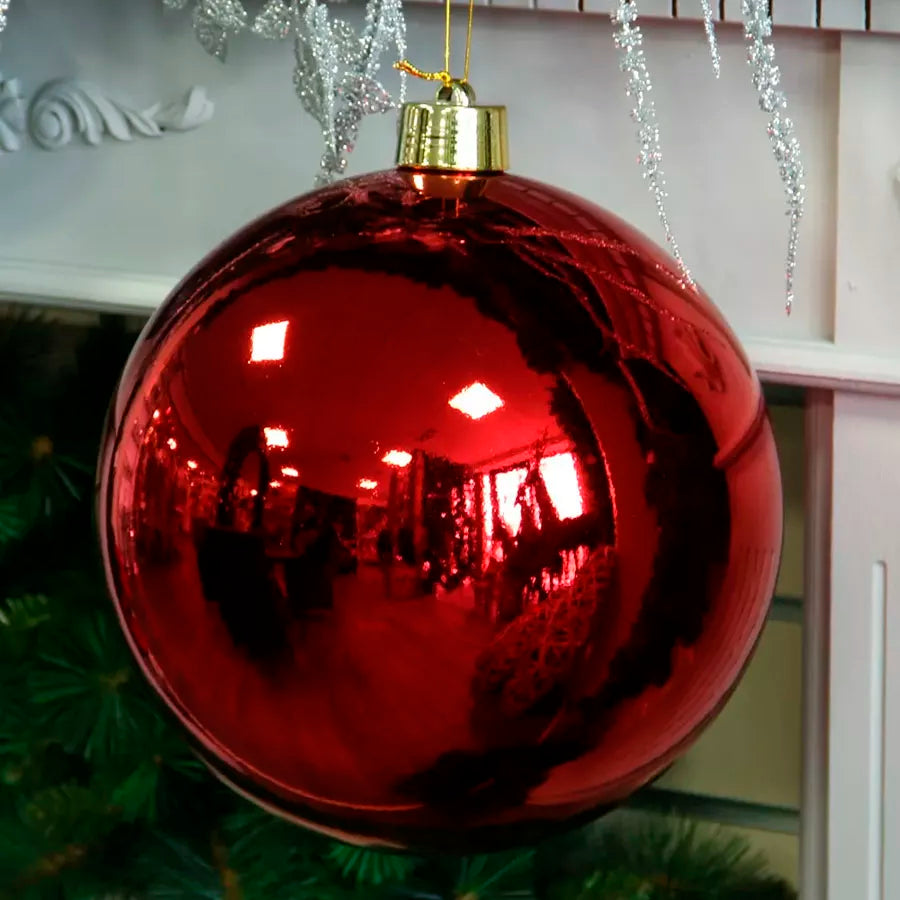 Shiny Shatterproof Bauble Red 30cm