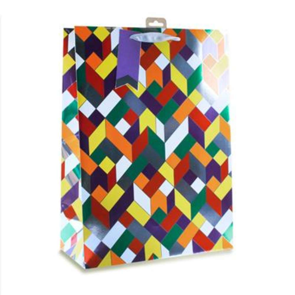 6pk Giftbag Generic Geo XL