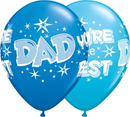 Anagram The Best Dad 11" Latex Balloons 25pk